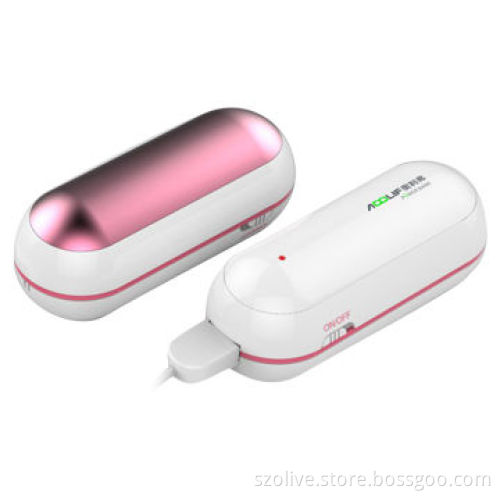 Battery powered portable heater with external power bank